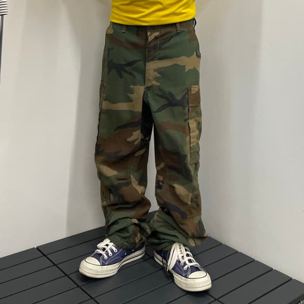 US ARMY 우드랜드 카모 팬츠 (M)