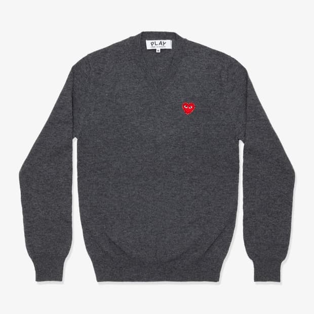 (신상 현지에서 구매) 꼼데가르송 25F/W 브이넥 니트