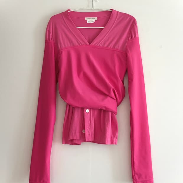 꼼데가르송 레이어드 탑