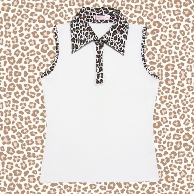 Leopard Point sleeveless