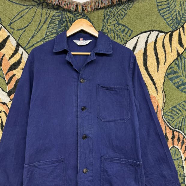 70s 빈티지 프렌치 워크 자켓 (M)  