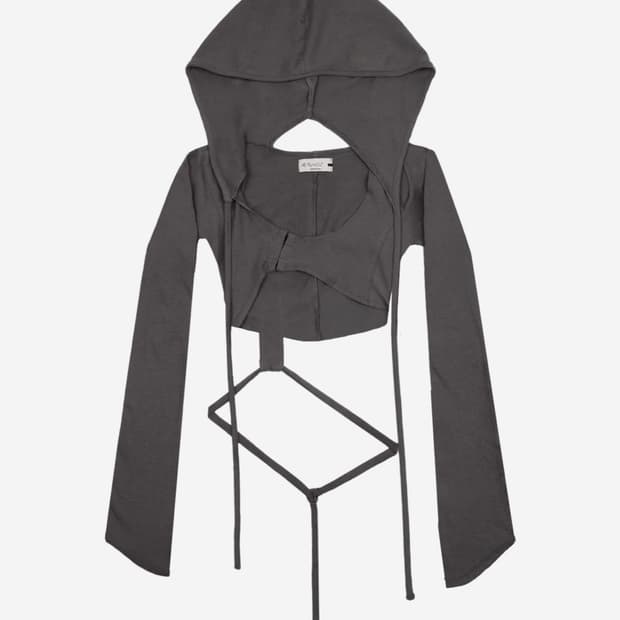 Aesynctx 후드 가디건 볼레로