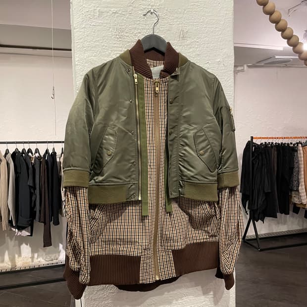 컬러 ma-1 도킹 봄버 자켓