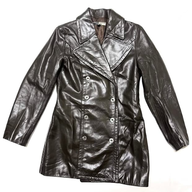 캐서린 햄넷 - 레더 코트