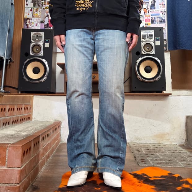 리바이스 블랭크탭 연청 스트레이트 팬츠