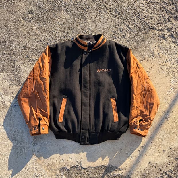 90s CANADA 빈티지 울 바시티 자켓 XL