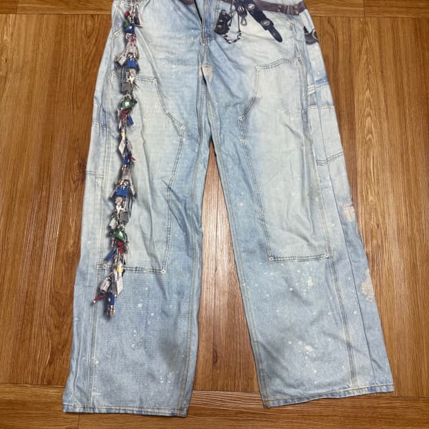 [2]Grailz Keychain denim