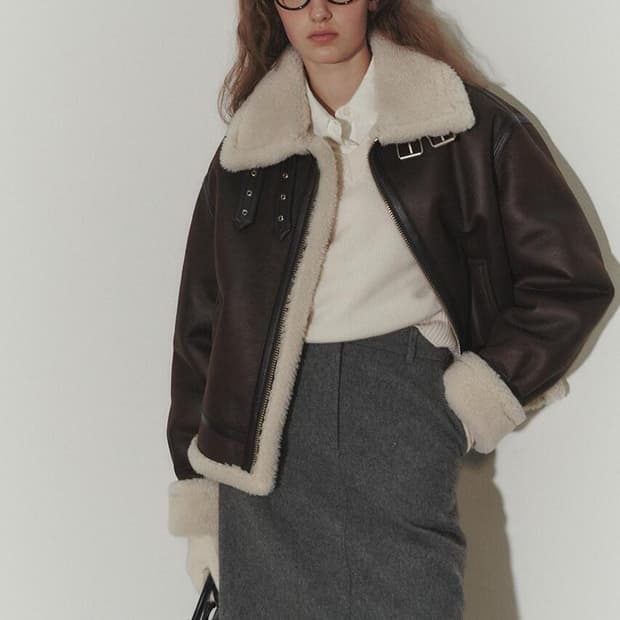 던스트 무스탕 브라운 xs