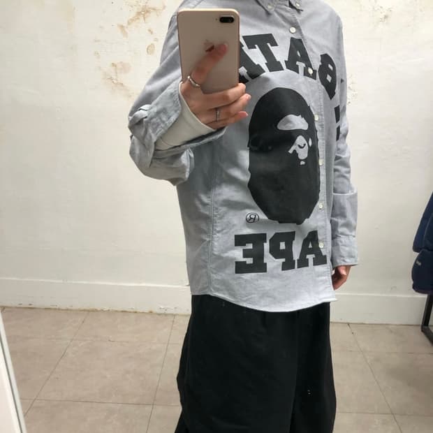 베이프 옥스포드 셔츠