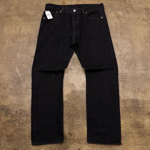 Levi’s 501 Black Straight Fit Denim Pant