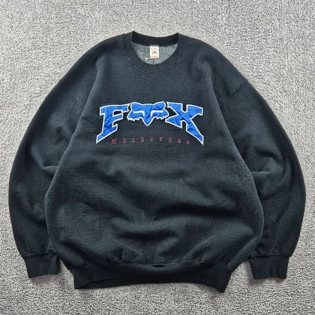 90's USA 프룻오브더룸 폭스 맨투맨 스웻셔츠 (2XL) /11408