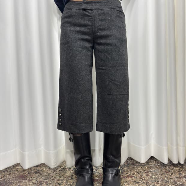 comme ca ism design wool half pants