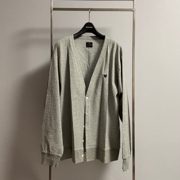 Needles 니들스 시어서커 가디건 XL