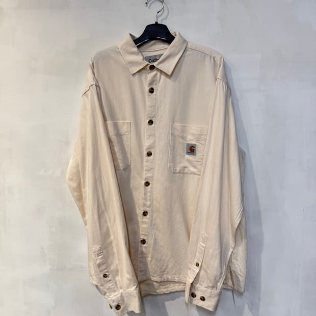 칼하트 아이보리 긴팔셔츠