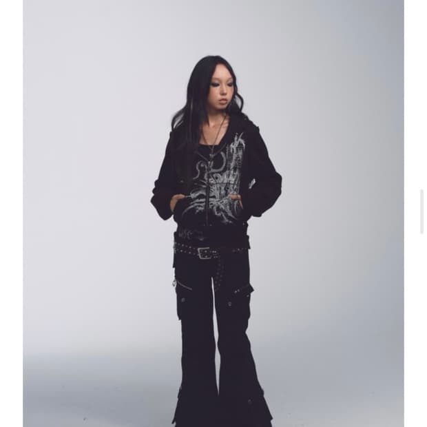 Cotton Multi-pocket Pleated pants