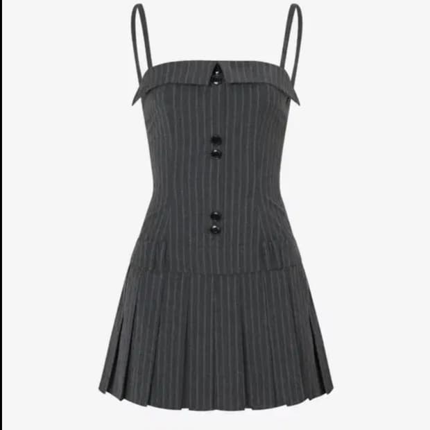 페인오어플레져 하트 탑 드레스 heart top dress 그레이 s