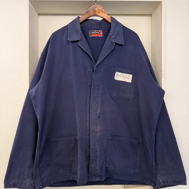 DISTRESSED FADED 1990s EURO WORK 프렌치워크자켓