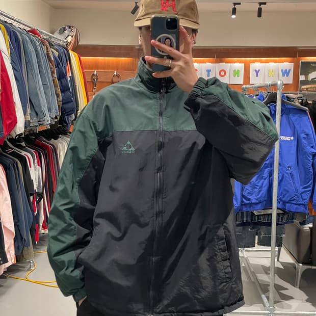 빈티지 리버시블 플리스 자켓