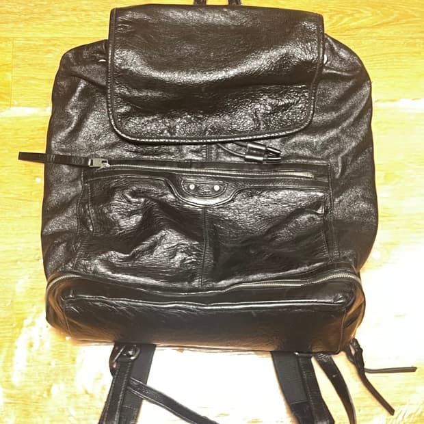 발렌시아가 모터시티 트래블러 백팩 빈티지