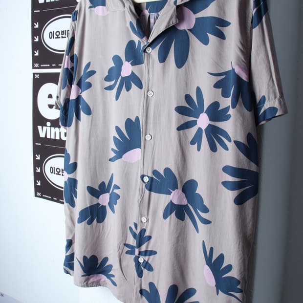 (M-XL) 브랜드빈티지 반팔셔츠 남방 USA 하와이안-H33338