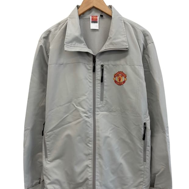 맨유 오피셜 머천다이즈 바람막이 그레이 (2XL)