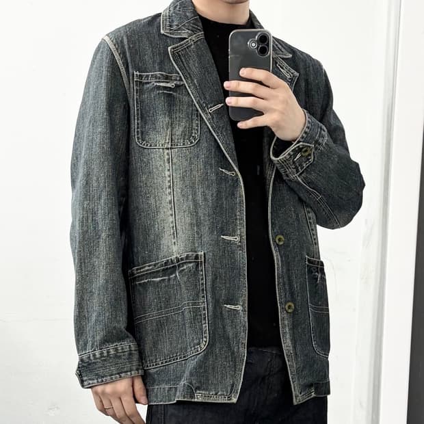 리바이스 빈티지 데님 커버올 자켓