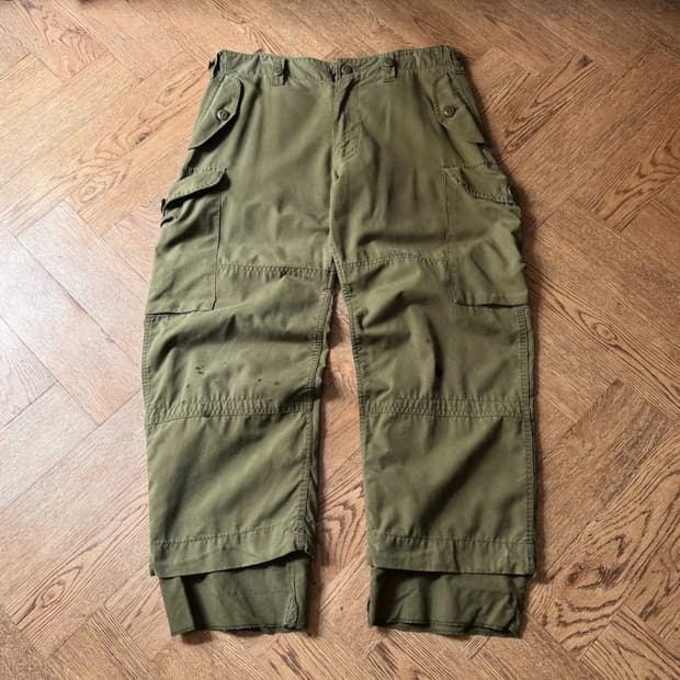 [34]90's 오리지널 캐나다군 필드 카고 팬츠