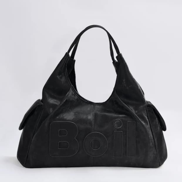 보일테일 메간백 실키블랙