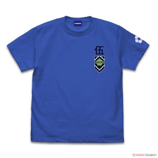 코스파 블루록 반팔 티셔츠 로얄블루 L