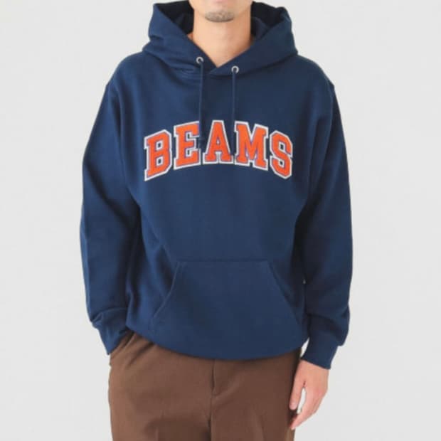 Beams 빔즈후드티 (네이비) M size