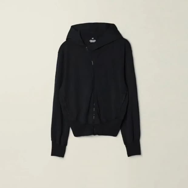 누마레 커브드 후드집업