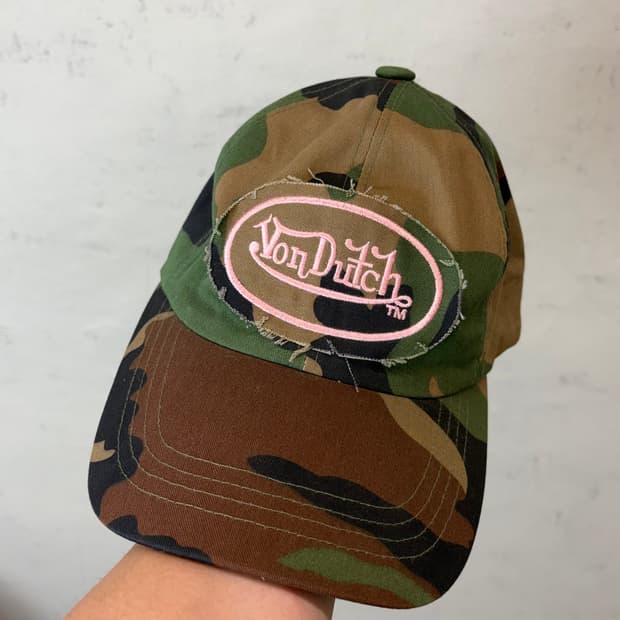 Von dutch 본더치 빈티지 카모 볼캡