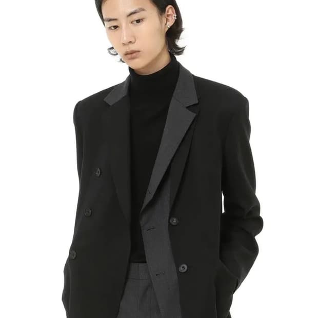 로코베이직 레이어드 블레이저