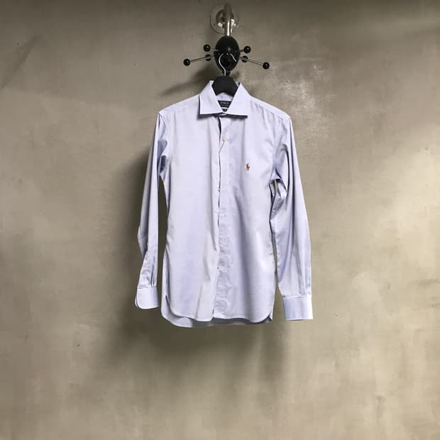 폴로 랄프로렌 솔리드 셔츠 블루 37