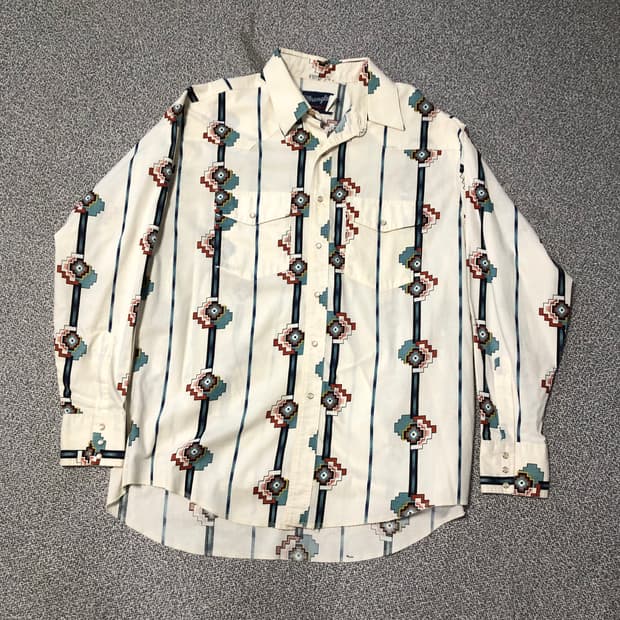 에스닉 웨스턴 셔츠 