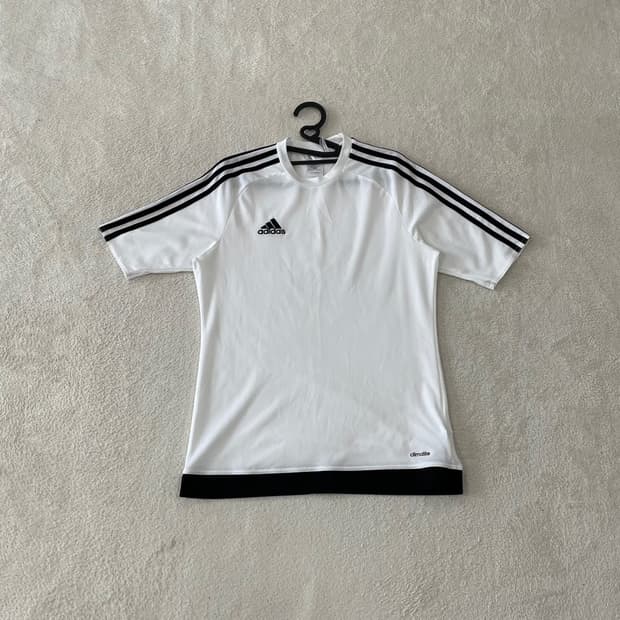 M 아디다스 흰검 오레오 반팔티 화이트 95