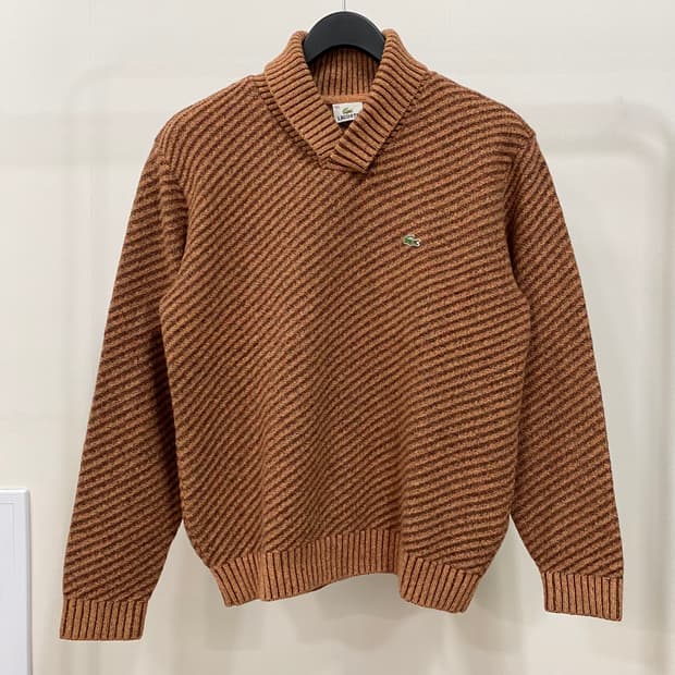 라코스테 숄카라 울 니트