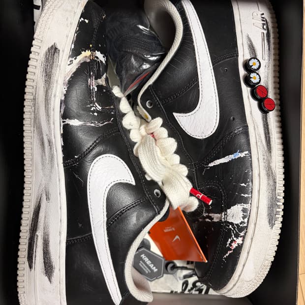 [270]나이키x피스마이너스원 에어포스 og 검흰 급처(gd 피마원포스)