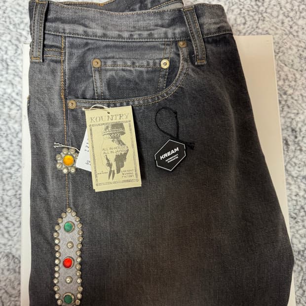 캐피탈 잼스톤 몽키시스코 흑청 34