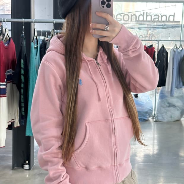 폴로랄프로렌 후드집업 딸기라떼