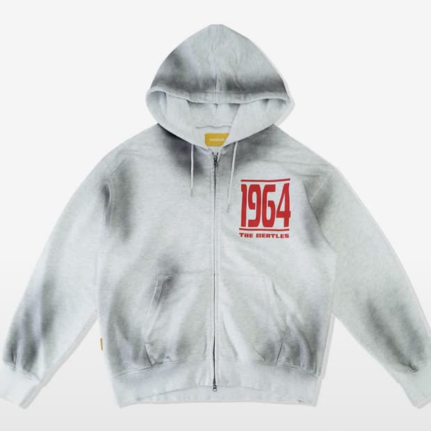 메인부스 비틀즈 1964 후드집업 클라우드 그레이