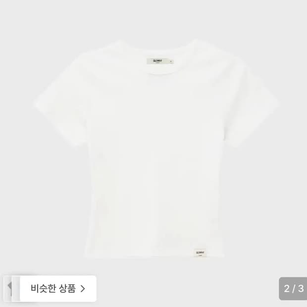 글로니 glowny baby tee 베이비티