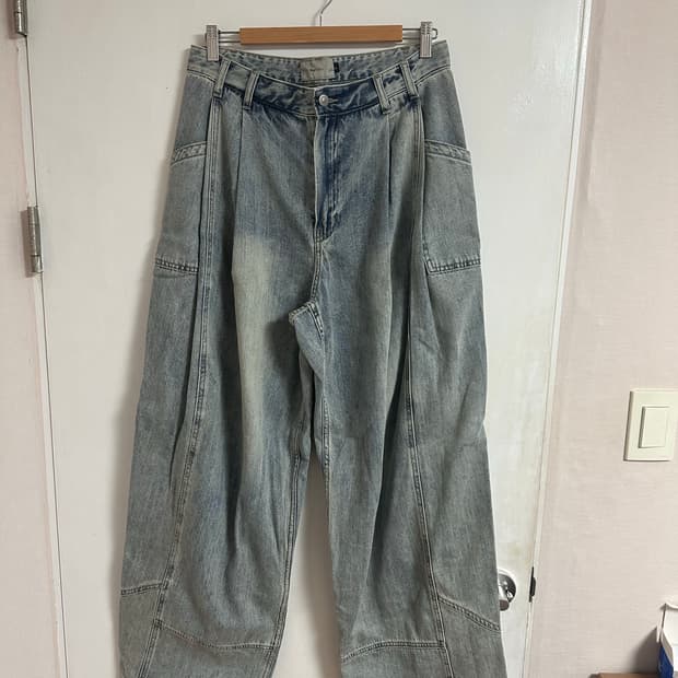 비긴202 원턱 와이드 팬츠