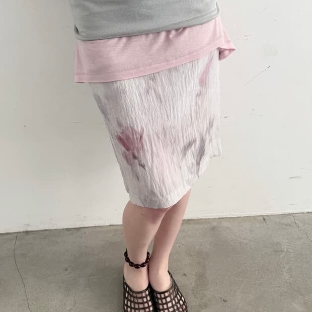 [교환](그레이>세피아)낫띵에브리띵 스커트