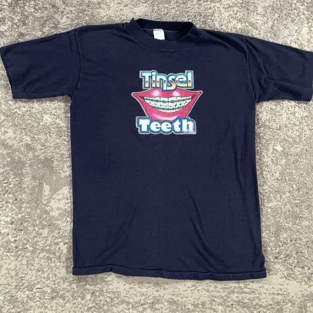 80s tensel teeth 반팔티셔츠
