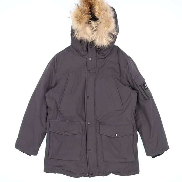 [L] 게스 너구리털 덕다운 패딩점퍼 1209 H1