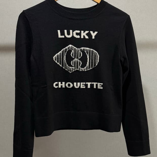 럭키슈에뜨 니트 36사이즈 블랙