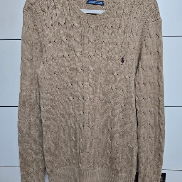 폴로 랄프로렌 실크 케이블 니트