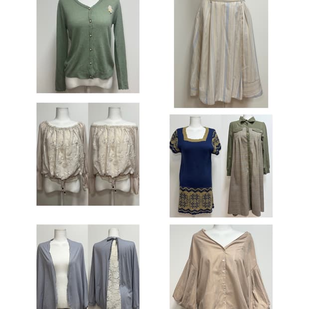 [세트/일괄] axes femme 엑시즈팜 엑팜 블라우스 원피스 스커트