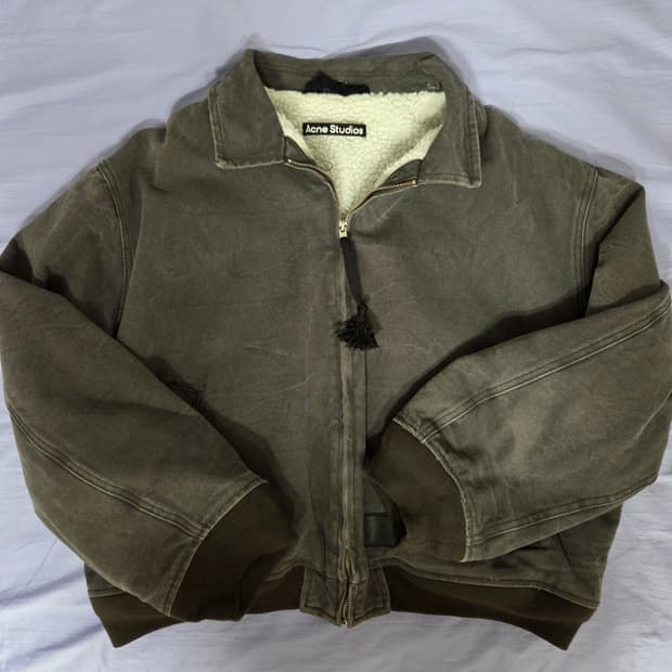 Acne studio cotton bomber jacket
